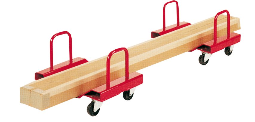 Rouleurs incurvés pour charges longues 1000 kg
