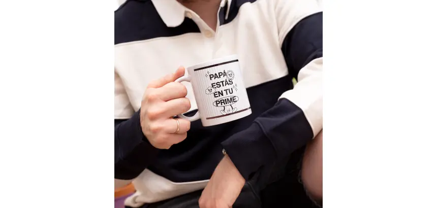 Taza "Papá, estás en tu prime"
