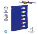 Trieur plastique extensible Business HAPPY FLUO - Viquel  6 compartiments – Format A4