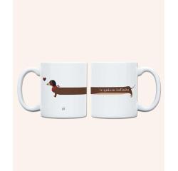 Taza "Te quiero infinito" 350 ml cerámica 

