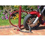 Poteau range moto antivol