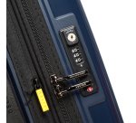 Delsey Valise cabine Slim Extensible Lutèce SE - 4 doubles roues 55 cm marine
