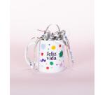 Taza "Feliz vida" 350ml, cerámica 
