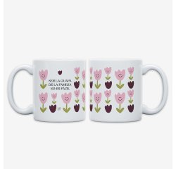 Kit Taza + Calcetines "Ser la guapa de la familia no es fácil" DramaQueen Talla 36-41