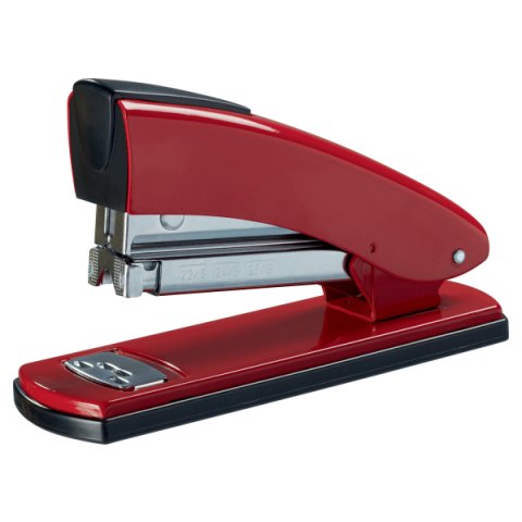 Grapadora metálica de oficina de diseño retro mod. 2001 de Petrus - Rojo