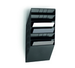 Trieur mural 6 cases FLEXIBOXX Durable A4 paysage noir
