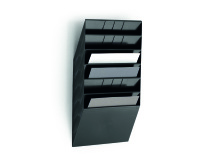 Trieur mural 6 cases FLEXIBOXX Durable A4 paysage noir