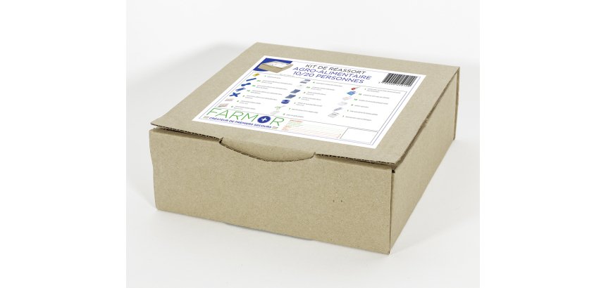 Kit de réassort Agro-Alimentaire 10/20 personnes, pour armoire à pharmacie