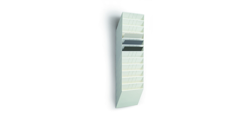 Trieur mural 12 cases FLEXIBOXX Durable A4 paysage gris