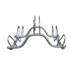 Râtelier 3 vélos sur 2 niveaux