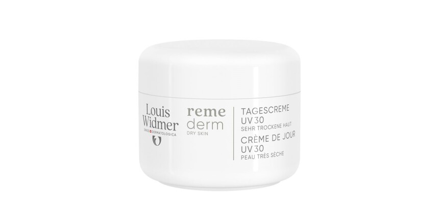 Crème visage sans parfum UV30 Remederm Louis Widmer - Pot de 50 ml