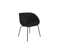 Chaise JULA, pieds métal noirs