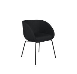 Chaise JULA, pieds métal noirs