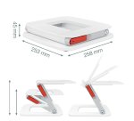 Soporte para portátil  multiángulo ajustable Leitz Ergo 63% plástico reciclado