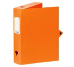 Boîte de classement plastique Viquel Class Doc - Essentiel Recycle - dos 6 cm - orange
