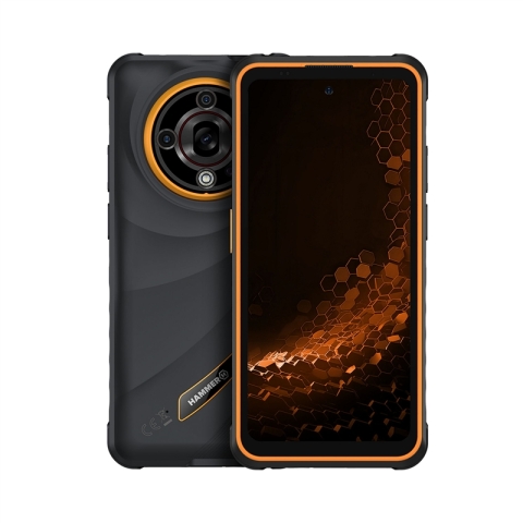 Hammer Iron 6 5G 6,56" 8+(8)+256GB Orange Smartphone Rugerizado.