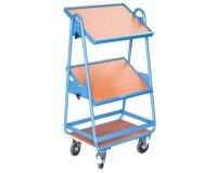 Servante plateau inclinable 3 plateaux bois 600 x 400 mm
