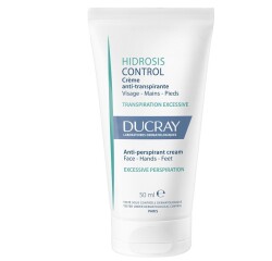 Anti-perspirant cream for face, hands, feet Ducray Hidrosis Control - 50 ml tube