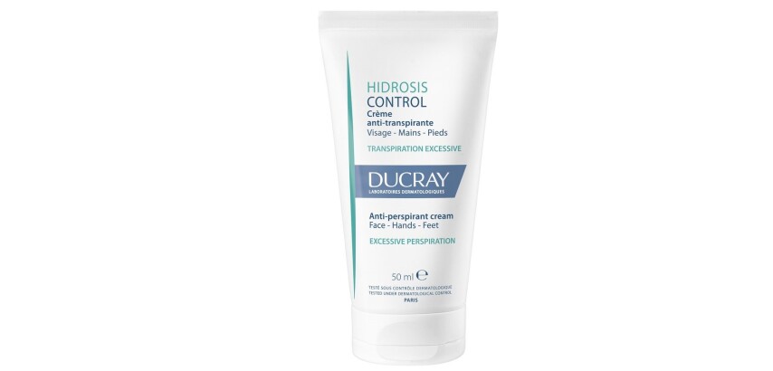 Crème anti-traspirante visage, mains, pieds Ducray Hidrosis Control - Tube de 50 ml