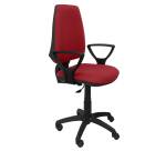 Silla Elche CP bali brazos fijos  - Granate