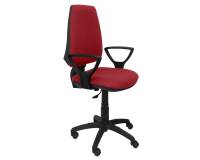 Silla Elche CP bali brazos fijos  - Granate