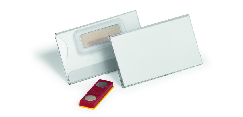 Porte-Badge 40x75 mm avec aimant FIXPLUS - Boîte de 25
