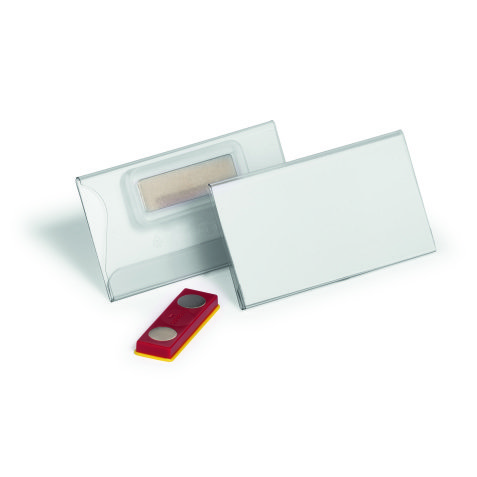 Porte-badge à aimant, 75 x 40 mm, anti-rotation