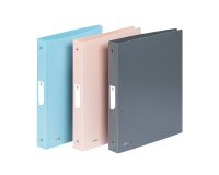 Classeur souple - A4 MAXI - 4 anneaux - Dos 4 cm - polypropylène - MINERAL VIQUEL - Coloris assortis