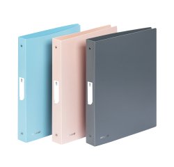 Classeur souple - A4 MAXI - 4 anneaux - Dos 4 cm - polypropylène - MINERAL VIQUEL - Coloris assortis