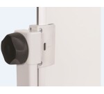 Pizarra volteable movil Ayda blanca melaminada 1065X750