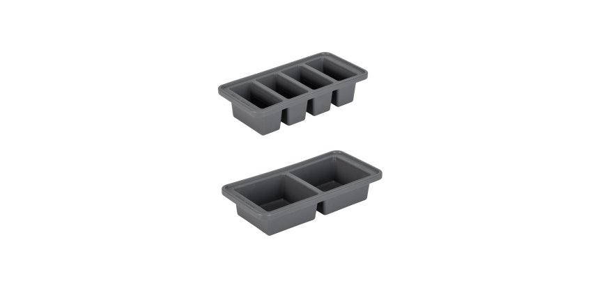 Food Cube Tray - Set van 2 (250 + 500ML)