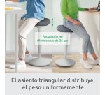 Taburete Active con asiento Comfort Leitz Ergo