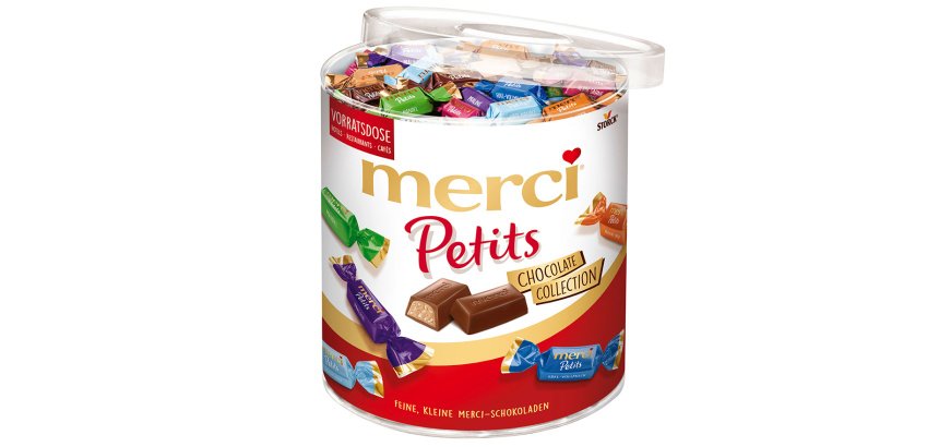 Chocolatinas Merci Petits - Bote de 1 Kilo