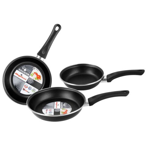 Set de tres sartenes Kenia Magefesa 18-20-24 cm