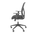 Silla Motilla malla negra asiento bali negro brazo regulale