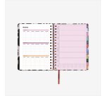 Agenda Escolar "Noir" Semana vista 2025-26