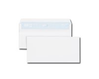 Enveloppe blanche 110 x 220 GPV 80 g sans fenêtre blanche - Boîte de 500