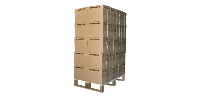 Steinbeis Recycled Paper No. 1 Classic White A4 80 gsm - disposable pallet of 200 reams with 500 sheets