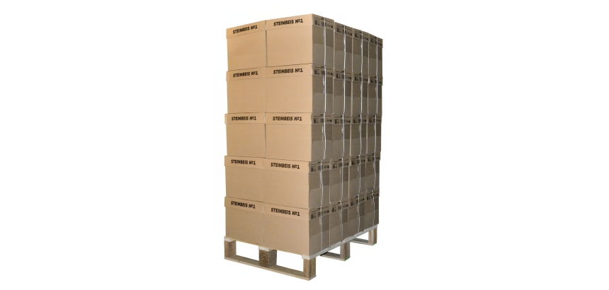 Steinbeis Recycled Paper No. 1 Classic White A4 80 gsm - disposable pallet of 200 reams with 500 sheets