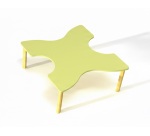 Fabiano Kids X-Shaped Table - Size T2 - Kindergarten