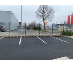 Butée de parking caoutchouc - 915mm