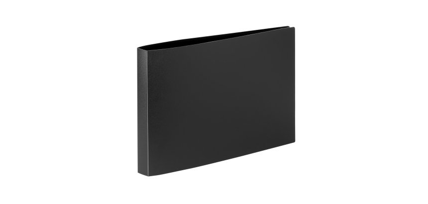 Classeur 4 anneaux plastifié CREATIV'GALLERY VIQUEL A3 format paysage - Dos 4 cm - coloris noir