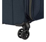Delsey Brochant 3 - Valise cabine extensible 4 doubles roues 55 cm bleu marine