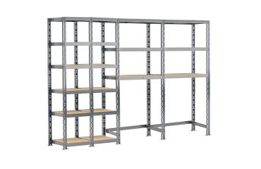 Rayonnage MODULO - Module 4 étagères - 18 plateaux