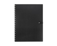Protège documents personnalisable A3 Géode CREATIV'GALLERY VIQUEL polypropylène opaque 60 pochettes - 120 vues - noir