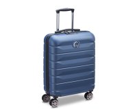 Air Armour Valise cabine Slim 4 doubles roues 55 cm bleu
