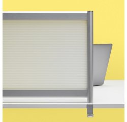 Separador de mesa policarbonato  Alt 40 x An 120 cm