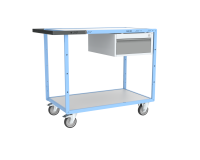 Servante établi équipée, 1 bloc 1 tiroir, 250 kg