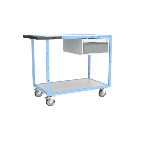 Servante établi équipée, 1 bloc 1 tiroir, 250 kg