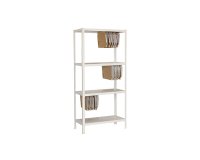 Estantería File Click Mini 4/360 blanco Simón Rack An 80 x Alt 160 x Fon 36 cm